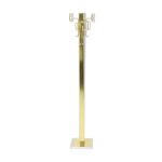 Porte - manteau mi - sicle en laiton chrom belgo chrom 1970
