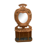 Porte manteau et parapluie en chne sculpt xx sicle