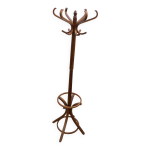 Porte manteau perroquet pivotant style baumann bistrot 1960 bois courb