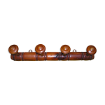 Porte manteau vestiaire  4 patres en bois