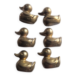 Porte noms canards vintage le lot de 6 Porte noms canards vintage le lot de 6