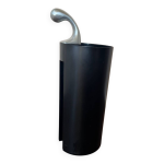 Porte - parapluie moderniste italien en métal et abs noir, modèle golf par magis Porte - parapluie moderniste italien en métal et abs noir, modèle golf par magis