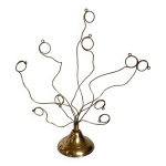 Porte photos en laiton pied tulipe