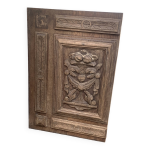 Porte de placard, panneau décoratif en bois coupé de fruit sculpté ancien Porte de placard, panneau décoratif en bois coupé de fruit sculpté ancien