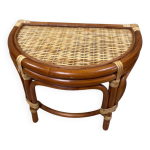 Porte plante en rotin