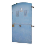 Porte portail h205xl103 ancienne en fer cintrée avec boite aux lettres Porte portail h205xl103 ancienne en fer cintrée avec boite aux lettres