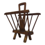 Porte - revues brutaliste en bois des ann�es 1950