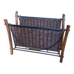 Porte - revues ou porte - bchettes bois et osier