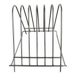 Porte revues disques space age chrom 1970