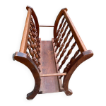 Porte revue porte document en bois massif 47cm