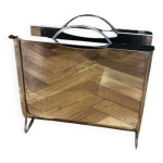 Porte revue en inox chrome