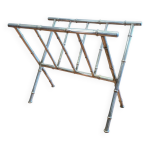 Porte revue en laiton chrom circa 1970