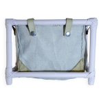 Porte - revue en rotin et en toile