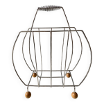 Porte - revues spoutnik / porte - disques vinyles - chrom�