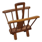 Porte - revues vintage en bois massif, annes 60, style scandinave