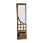 Porte simple en chne vitre xix / xx
