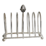Porte - toasts ancien en mtal argent