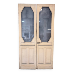 Porte vitre art dco  double battant