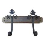 Portemanteau mural ancien 2 patères 42 cm Portemanteau mural ancien 2 patères 42 cm