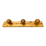 Portemanteau mural patre boules en pin