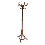 Portemanteau perroquet, bois massif clair