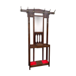 Portemanteau vestiaire patre art dco 1940s