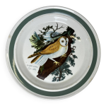 Portmeirion, assiette en porcelaine anglaise dcor chouette xxme