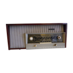 Poste de radio de dcoration - ribet desjardins modle rossini - 1960