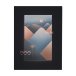 Poster horizons terracotta