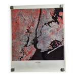 Poster photographique satellite de new york, cnes 1986, 50 x 60 cm, Éditeur spot image Poster photographique satellite de new york, cnes 1986, 50 x 60 cm, Éditeur spot image