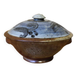 Pot couvert en gr�s �maill� atelier christine pedley et steen kepp la borne