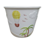 Pot de fleurs palmier en céramique bassano italy années 60 70 Pot de fleurs palmier en céramique bassano italy années 60 70