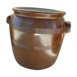 Pot à graisse ou pot à confit en grès Pot à graisse ou pot à confit en grès