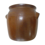 Pot à graisse ou pot à confit en grès Pot à graisse ou pot à confit en grès