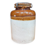 Pot en gr�s verniss� vintage doulton lambeth