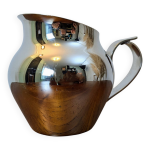 Pot  lait ancien en inox par remy letang