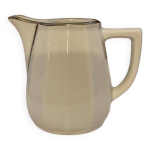 Pot � lait  bistro  en porcelaine blanche.