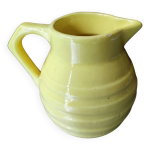 Pot  lait, pichet vintage jaune