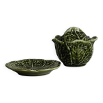 Pot � sucre ou condiment en barbotine