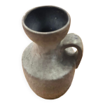 Pot en terre cuite beige annes 60
