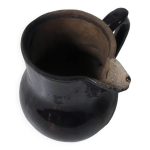 Pot en terre cuite vernisse rfractaire art populaire