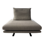 Pouf carr prado cinna avec dossier