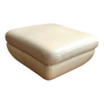 Pouf en cuir annes 70 / 80
