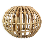 Pouf, jardinire, tabouret ou table d'appoint en rotin vintage des annes 1960 par dirk van sliedrecht ...