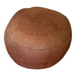 Pouf marocain en cuir Pouf marocain en cuir
