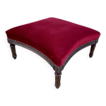 Pouf xix  2 places tabouret repose - pied