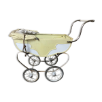 Poussette poupe mtal roues capote jouet enfant annes 50 vintage