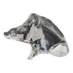 Presse papier en cristal de baccarat