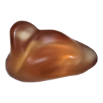 Presse - papier zoomorphe canard cristal saint - louis v. rybaltchenko design sign