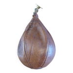 Punching ball ancien en cuir